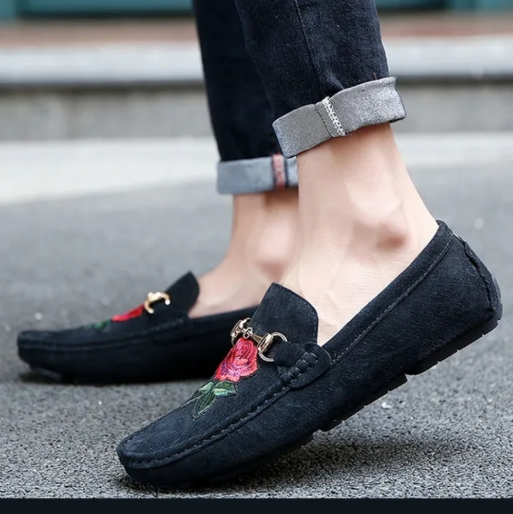 Women's Black Loafers, size 8.5